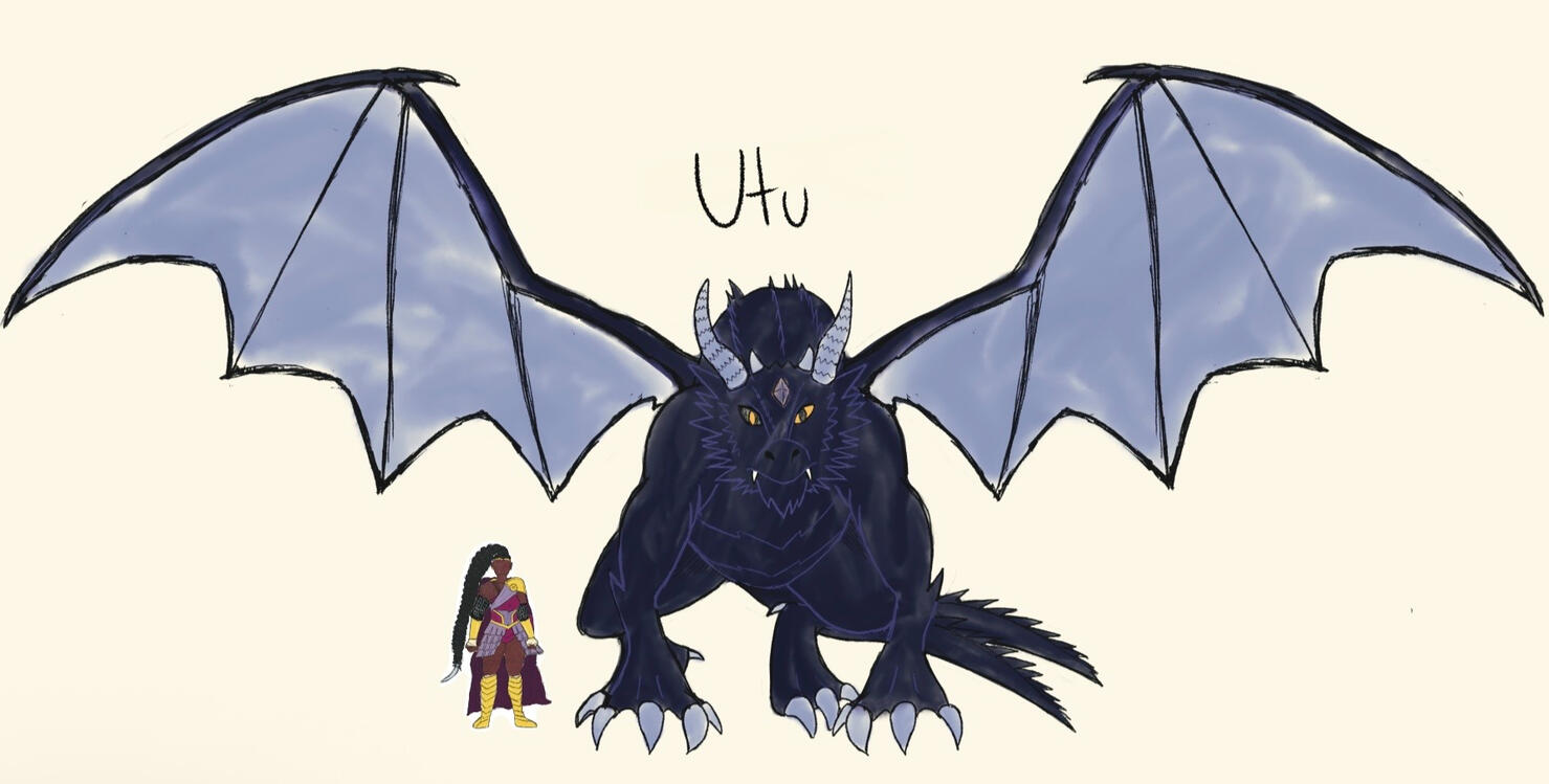 Utu, JaCinta's Dragon (Midnight Mystics)