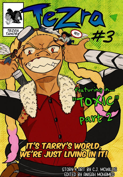 Tezra #3 Comic Cover